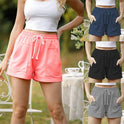 Women's Fashion Casual High Waist Lace-up Loose Shorts