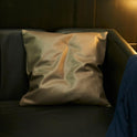 Soft Faux Leather Technology Cloth Sequin Pillowcase Modern Simplicity