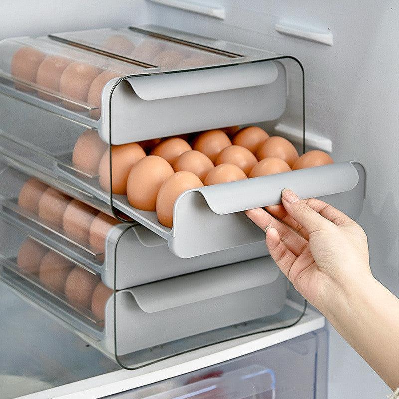Egg Carton Drawer Type Fresh-keeping Storage Box