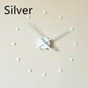 Extra Large Size Wall Clock Diy Creative Simple Clock Sticken On The Wall 12 Small Dots
