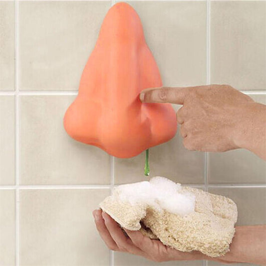 Nose Shape Soap DispenserGel Sanitizer With Suction Hooks