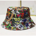 Versatile Geometric Graffiti Retro Fisherman Hat