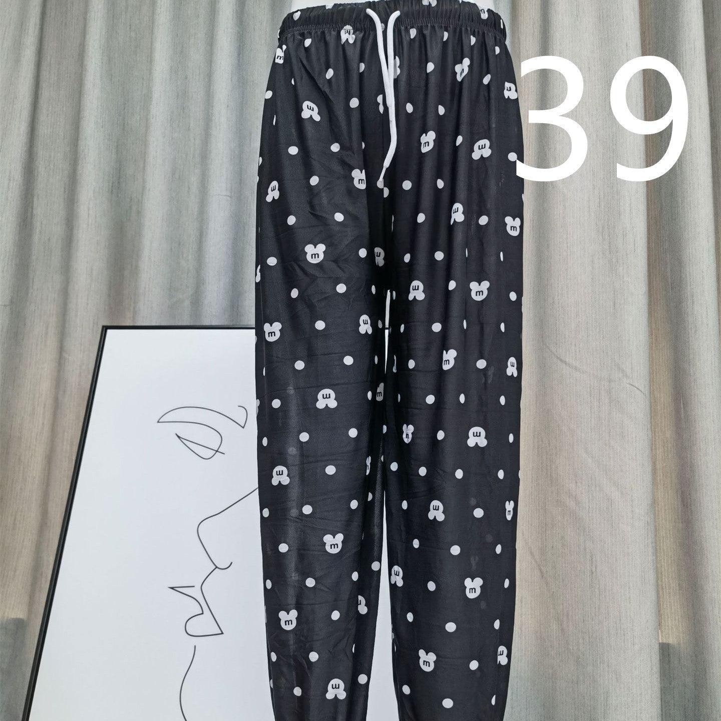 Women's Loose Drawstring High Waist Lantern Slacks