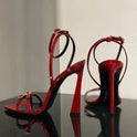 Ladies New Thin Belt Classy High Heels