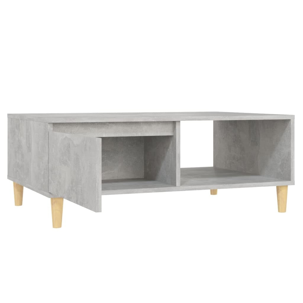 vidaXL Coffee Table Concrete Grey 90x60x35 cm Engineered Wood