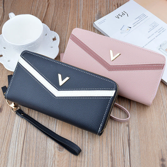 New Wallet Women's Long Double Zip Clutch