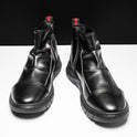 Trendy versatile men's leather boots