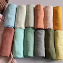 Pure Color Bamboo Cotton Wrap Towels For Newborn Babies