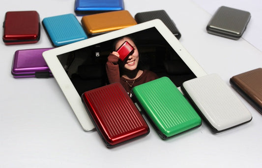 Aluminum alloy card package waterproof and magnetic card package