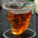 Skull Skull Double Transparent Glass
