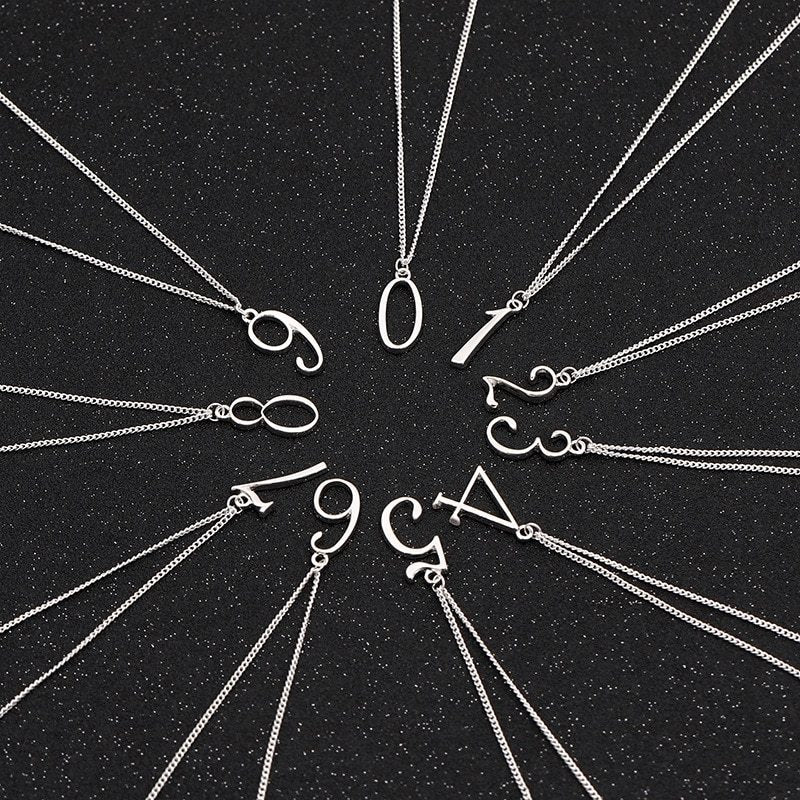 Arabic lucky number hair pendant