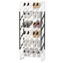 6 TIER SHOE RACK STAND STORAGE SELF ORGANISER LIGHTWEIGHT COMPACT SPACE SAVING