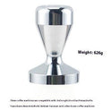 Wooden Handle Coffee Tamper Electroplated Alloy Tamper Coffee Distributor Powder Filler Supporting Equipment