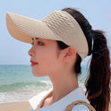 Scale Air Top Internet Celebrity Knitted Baseball Peaked Cap Outdoor Sports Sun Hat