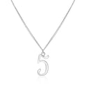 Arabic lucky number hair pendant