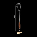 Stainless Steel Rosewood Wooden Handle Meat Hook