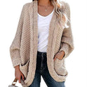 Twist cardigan sweater