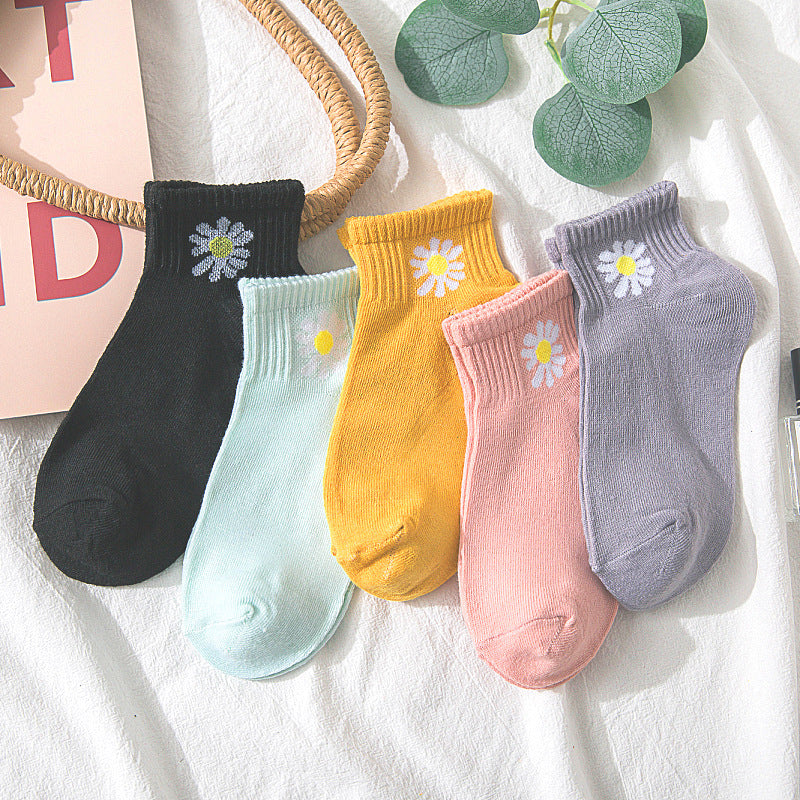 Summer thin boat socks