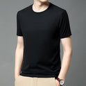 Waffle Crew Neck T-shirt Men's Summer Short Sleeve Quick-drying Classic Casual Loose Thin Top