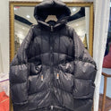 Plus Size White Duck Down Loose Down Jacket