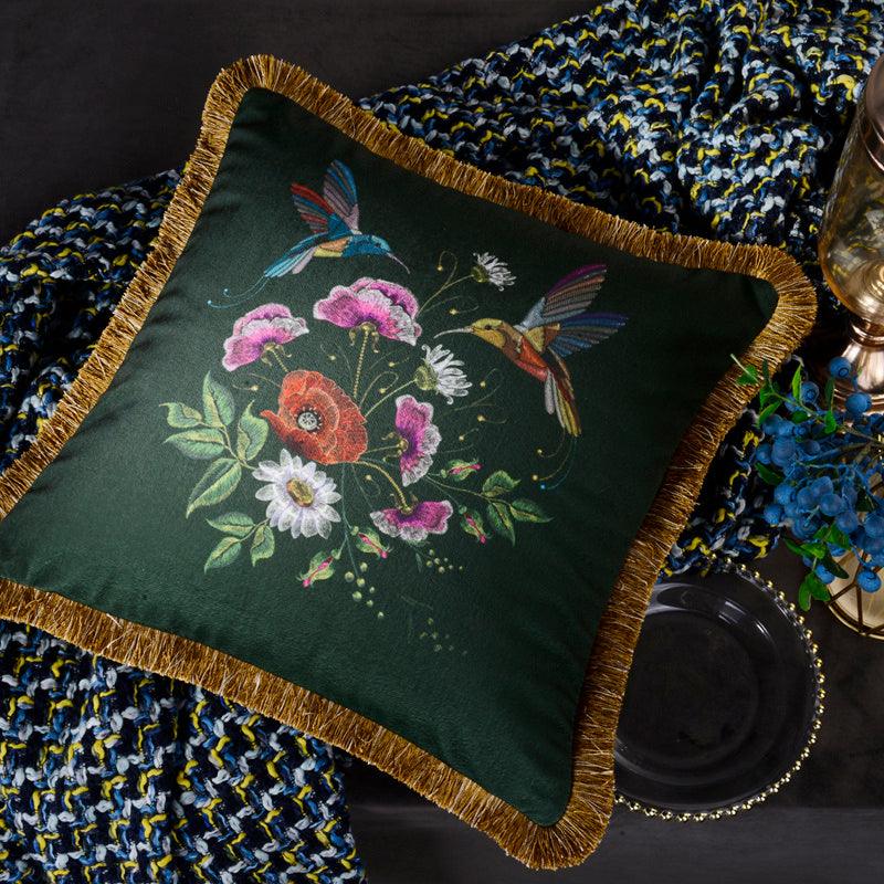 Living Room Sofa Retro Tassel Backrest Cushion Pillow Waist Pillow With Core