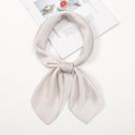 Simple And Versatile Satin Plain Handkerchief
