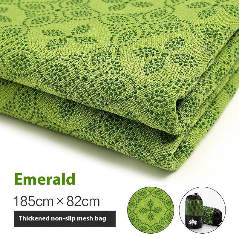 Home Anti Slip Particle Sweat Absorbing Yoga Towel