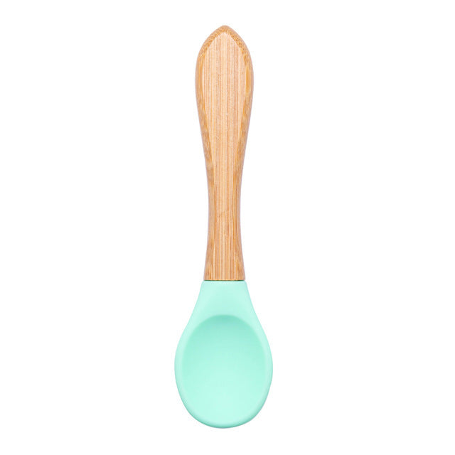 Silicone Baby Food Supplement Tableware Silicone Spoon