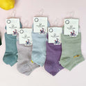 Pure Colored Cotton Women's Low-cut Liners Socks Candy Color Short Socks Japanese Style