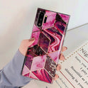 Electroplated marble mobile phone case