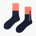 Creative And Minimalist Printed Casual Breathable Mid Length Socks