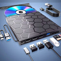 Multifunctional External CD Driver CD Writer