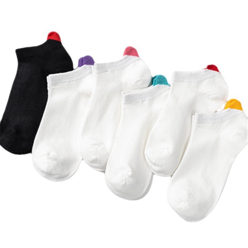 Women's Socks Springsummer Solid Color Korean Style Three-dimensional