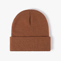 Autumn And Winter Light Board Warm Thickened Double-layer Simplicity Women's Knitted Hat