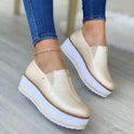 Summer Cloth Single Platform Heel Casual Women's Shoes