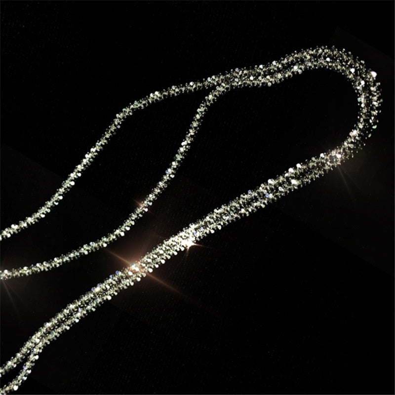 Shiny Silver Starry Necklace For Women