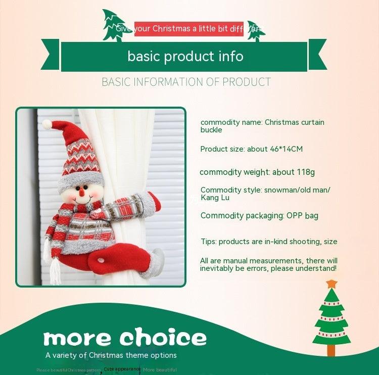 Cartoon Doll Fabric Curtain Buckle