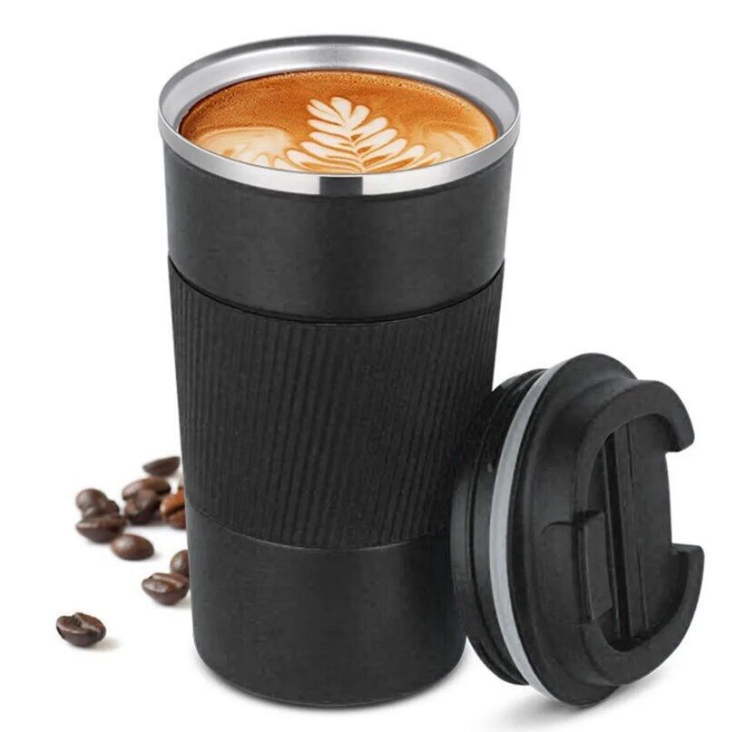 510ML Leakproof Insulated Thermal Travel Stainless Steel Coffee Mug Cup Flask