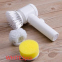 5 In 1  Kitchen Household Handheld Groove Multi-function Electric Cleaning Brush
