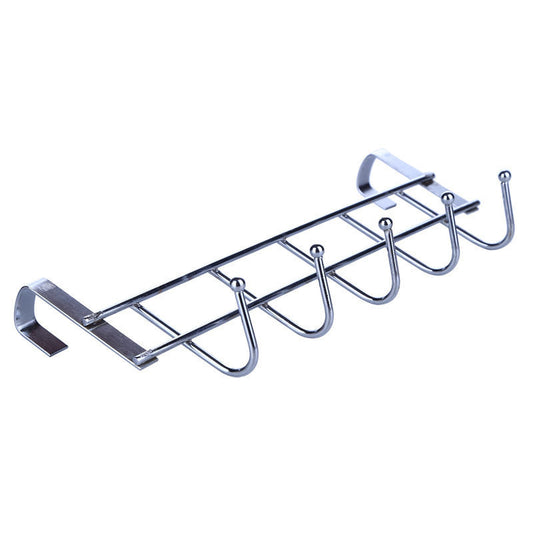 Kitchen Door Hook Simple And Convenient Clothes Wall European-style Hallway Rack Entrance Cap Dormitory Bedroom Punch-free Bath