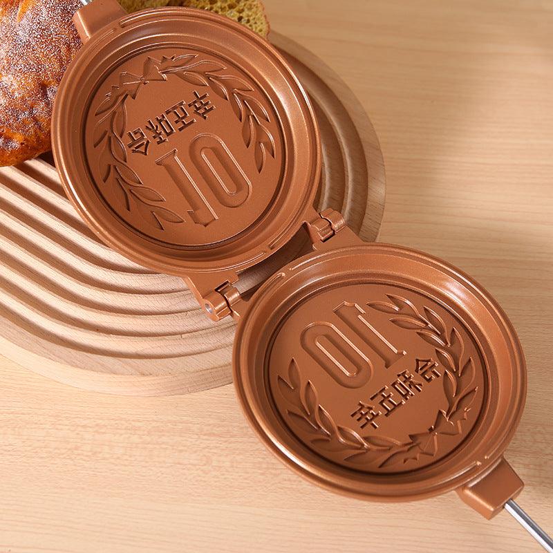 Wooden Handle Non-stick Aluminum Sandwich Baking Tray