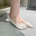 Summer Lace Ankle Thin Low Top Invisible Socks Anti-hook Breathable