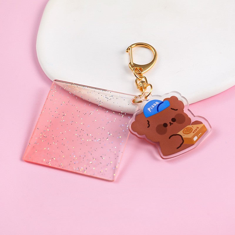 Acrylic  Guka Lovely Key Chain Pendant