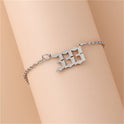 Creative Stainless Steel Angel Digital Bracelet For Women