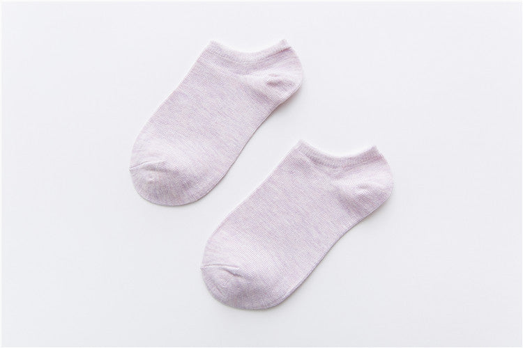 Versatile solid color socks for women