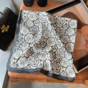 Women's Scarf Fashion Flower Artificial Silk