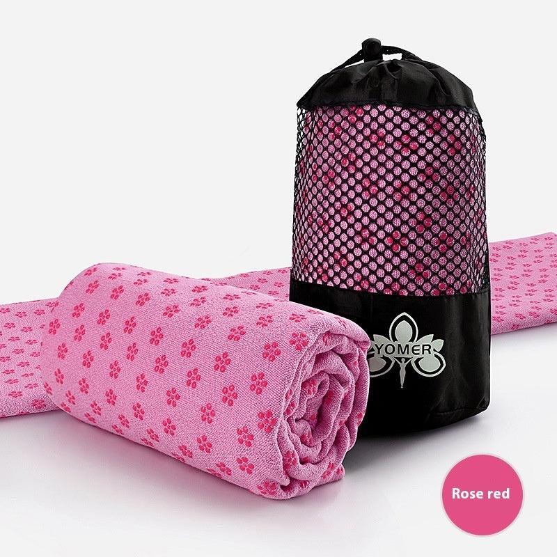 Home Anti Slip Particle Sweat Absorbing Yoga Towel