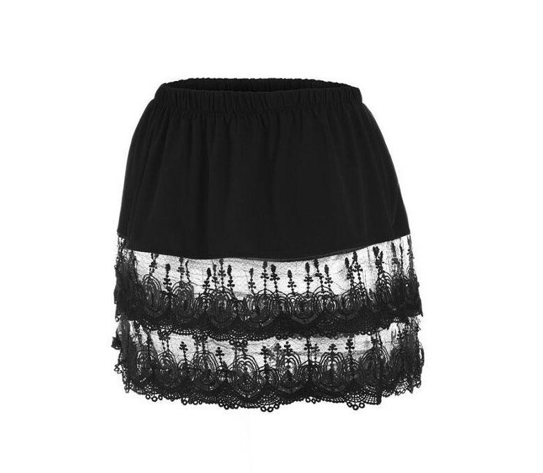 Summer Women's Outer Wear Underwear Lace Skirt