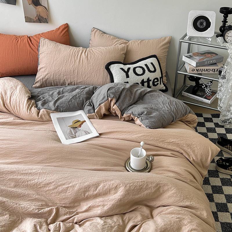 Super Soft Pleated Bed Sheet Quilt Cover