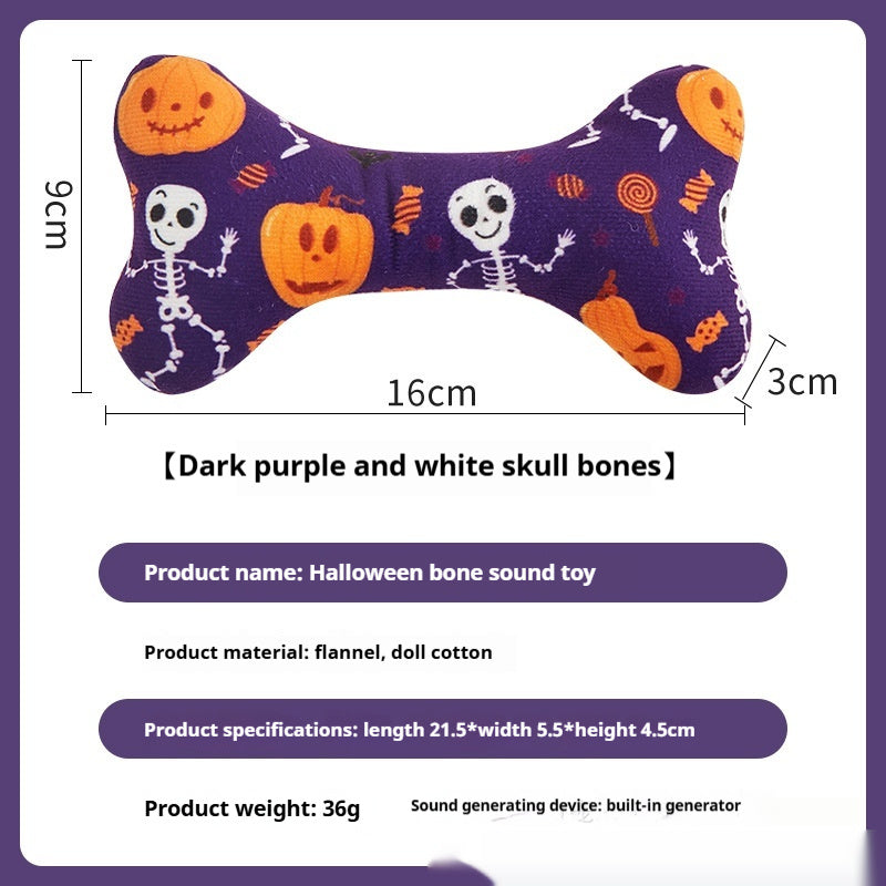 Voice Pet Halloween Bone Toy